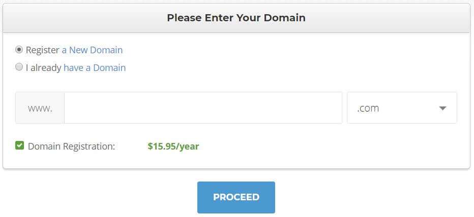 SiteGround domain name